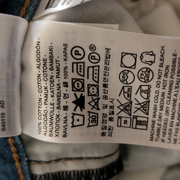 Vintage LEVI'S Jeans Redone Upcycled Patchwork Jean Skirt S Denim Mini - Picture 12 of 16